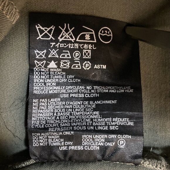 Vintage PRADA SPORT Army Green Straight Leg Utility Cargo Pants Y2K - Picture 11 of 12